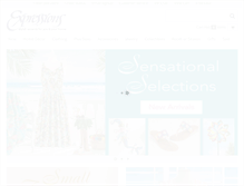 Tablet Screenshot of expressionscatalog.com